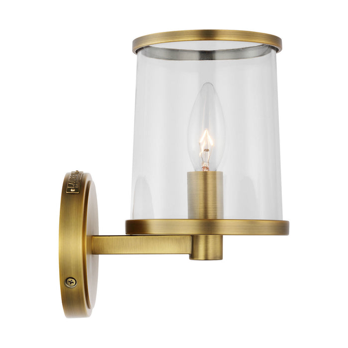 Myhouse Lighting Visual Comfort Studio - LV1081TWB - One Light Vanity - Reynolds - Time Worn Brass