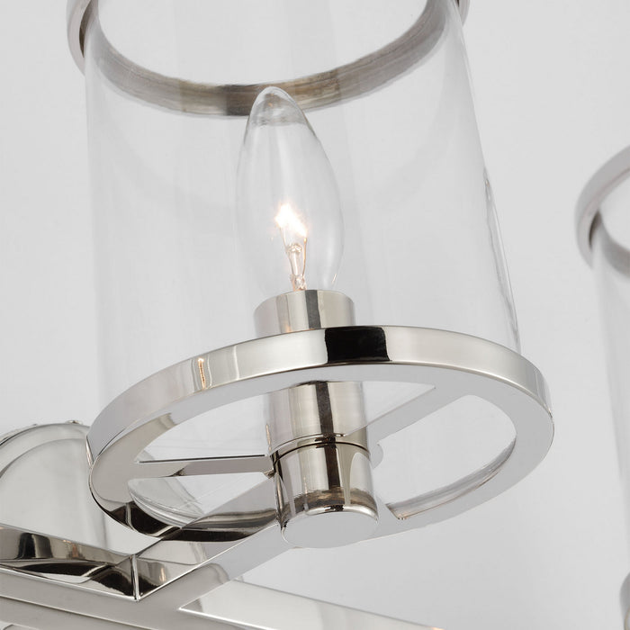 Myhouse Lighting Visual Comfort Studio - LV1083PN - Three Light Vanity - Reynolds - Polished Nickel