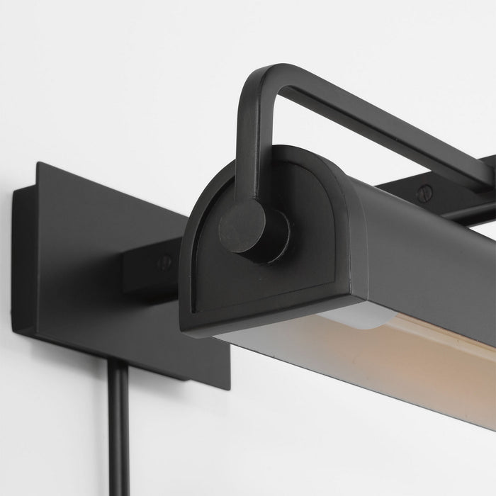 Myhouse Lighting Visual Comfort Studio - LW1111AI - One Light Picture Light - Leonard - Aged Iron