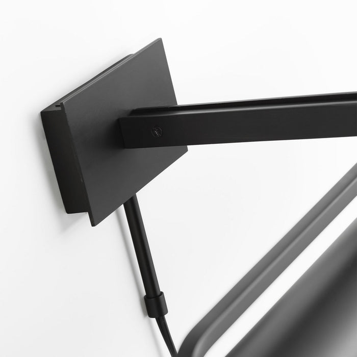 Myhouse Lighting Visual Comfort Studio - LW1132AI - Two Light Picture Light - Leonard - Aged Iron