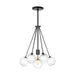 Myhouse Lighting Visual Comfort Studio - 6514301-112 - One Light Pendant - Bronzeville - Midnight Black