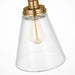 Myhouse Lighting Visual Comfort Studio - P1347SB - One Light Pendant - Baskin - Satin Brass
