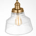 Myhouse Lighting Visual Comfort Studio - P1348SB - One Light Pendant - Baskin - Satin Brass