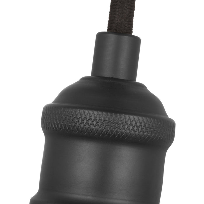 Myhouse Lighting Visual Comfort Studio - P1349MBK - One Light Pendant - Baskin - Midnight Black