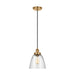 Myhouse Lighting Visual Comfort Studio - P1349SB - One Light Pendant - Baskin - Satin Brass