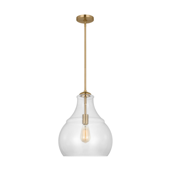 Myhouse Lighting Visual Comfort Studio - P1483SB - One Light Pendant - Zola - Satin Brass
