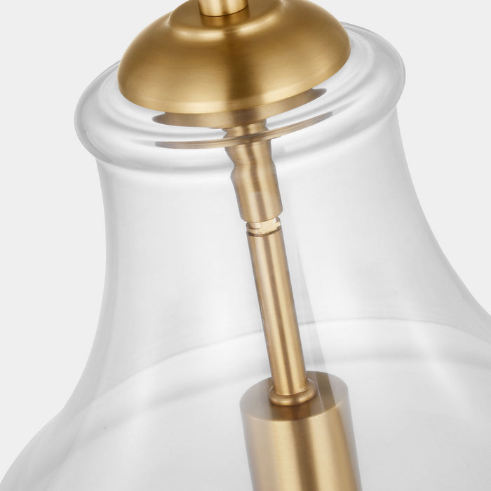 Myhouse Lighting Visual Comfort Studio - P1483SB - One Light Pendant - Zola - Satin Brass