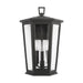 Myhouse Lighting Visual Comfort Studio - SLO1063TXB - Three Light Wall Lantern - Witley - Textured Black