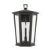 Myhouse Lighting Visual Comfort Studio - SLO1074TXB - Four Light Wall Lantern - Witley - Textured Black