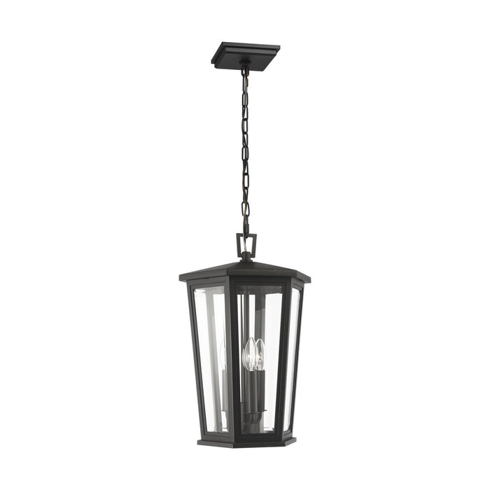 Myhouse Lighting Visual Comfort Studio - SLO1083TXB - Three Light Post Lantern - Witley - Textured Black