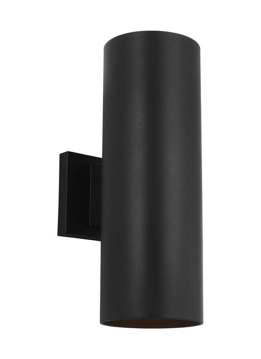 Myhouse Lighting Visual Comfort Studio - SLO1152TXB - Two Light Wall Lantern - Outdoor Cylinders - Textured Black