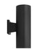 Myhouse Lighting Visual Comfort Studio - SLO1152TXB - Two Light Wall Lantern - Outdoor Cylinders - Textured Black