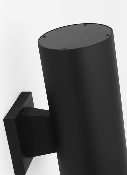 Myhouse Lighting Visual Comfort Studio - SLO1152TXB - Two Light Wall Lantern - Outdoor Cylinders - Textured Black