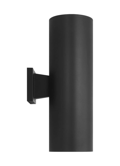 Myhouse Lighting Visual Comfort Studio - SLO1172TXB - Two Light Wall Lantern - Outdoor Cylinders - Textured Black