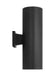 Myhouse Lighting Visual Comfort Studio - SLO1172TXB - Two Light Wall Lantern - Outdoor Cylinders - Textured Black