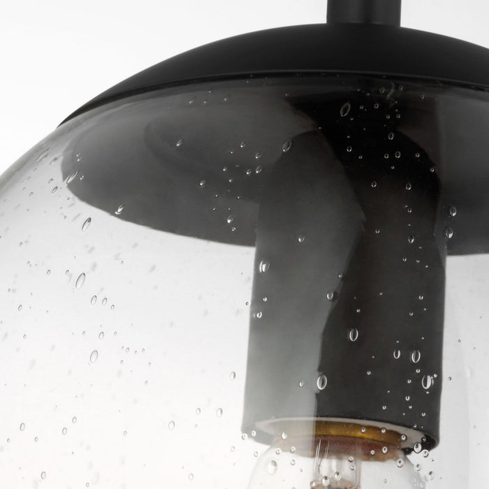 Myhouse Lighting Visual Comfort Studio - 6501801-112 - One Light Pendant - Leo - Hanging Globe - Midnight Black