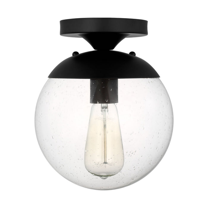 Myhouse Lighting Visual Comfort Studio - 7501801-112 - One Light Pendant - Leo - Hanging Globe - Midnight Black