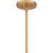 Myhouse Lighting Quoizel - LOI444BWS - Four Light Linear Chandelier - Leoni - Brushed Weathered Brass