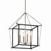 Myhouse Lighting Kichler - 52626PN - Four Light Foyer Pendant - Eisley - Polished Nickel