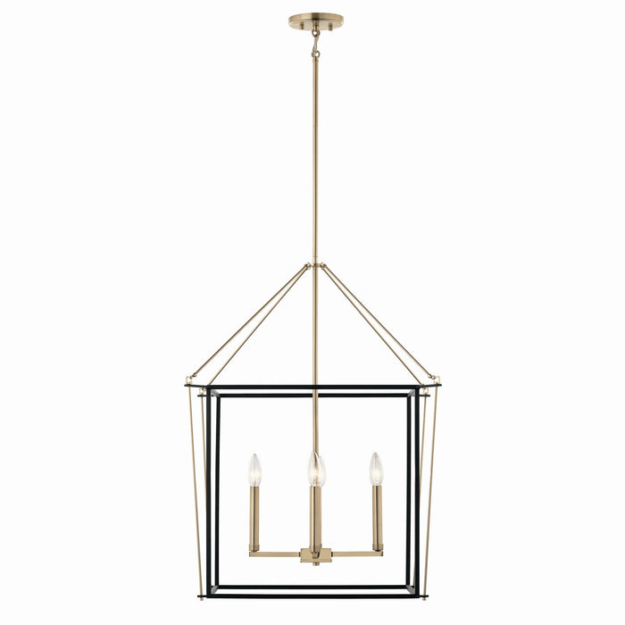 Myhouse Lighting Kichler - 52627CPZ - Four Light Foyer Pendant - Eisley - Champagne Bronze