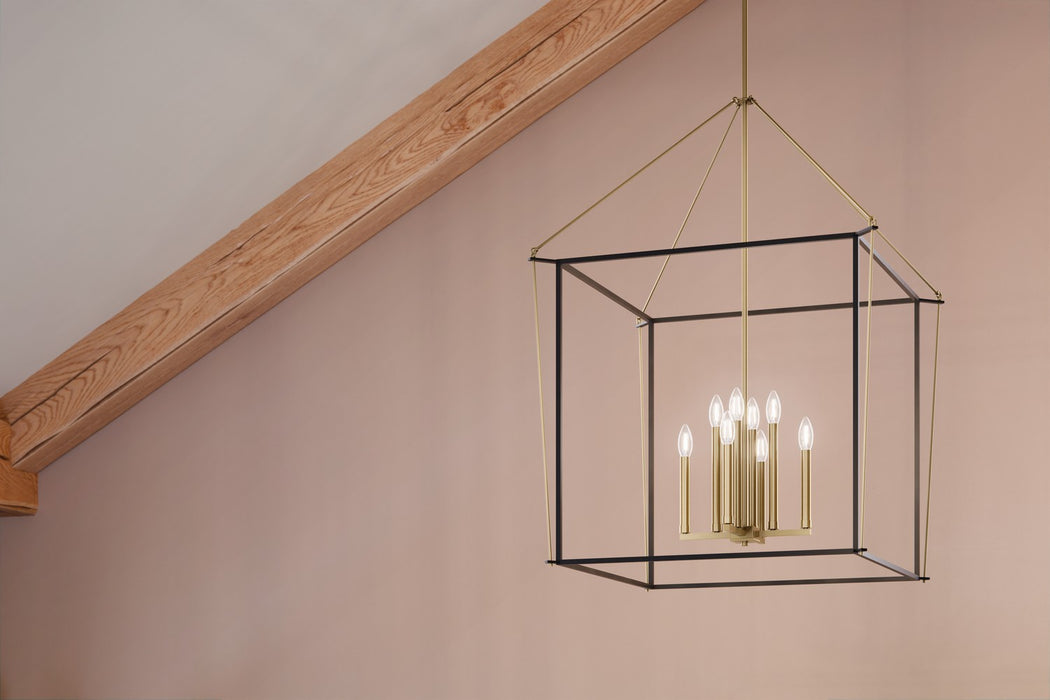 Myhouse Lighting Kichler - 52628CPZ - Eight Light Foyer Pendant - Eisley - Champagne Bronze