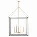 Myhouse Lighting Kichler - 52629CPZ - Eight Light Foyer Pendant - Eisley - Champagne Bronze