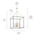 Myhouse Lighting Kichler - 52629CPZ - Eight Light Foyer Pendant - Eisley - Champagne Bronze