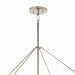 Myhouse Lighting Kichler - 52629PN - Eight Light Foyer Pendant - Eisley - Polished Nickel