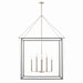 Myhouse Lighting Kichler - 52629PN - Eight Light Foyer Pendant - Eisley - Polished Nickel