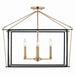 Myhouse Lighting Kichler - 52632CPZ - Four Light Semi Flush Mount - Eisley - Champagne Bronze