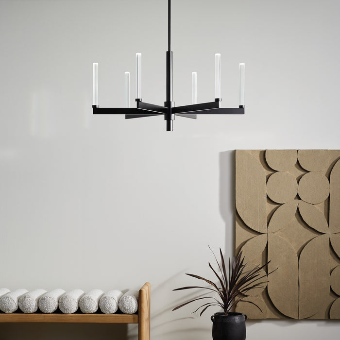 Myhouse Lighting Kichler - 52667BK - LED Chandelier - Sycara - Black