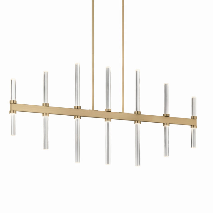 Myhouse Lighting Kichler - 52670CPZ - LED Linear Chandelier - Sycara - Champagne Bronze