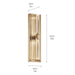 Myhouse Lighting Kichler - 52671CPZ - LED Wall Sconce - Sycara - Champagne Bronze