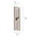 Myhouse Lighting Kichler - 52671PN - LED Wall Sconce - Sycara - Polished Nickel