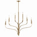 Myhouse Lighting Kichler - 52673CPZ - Six Light Chandelier - Livadia - Champagne Bronze