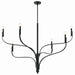 Myhouse Lighting Kichler - 52674BK - Six Light Chandelier - Livadia - Black