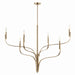 Myhouse Lighting Kichler - 52674CPZ - Six Light Chandelier - Livadia - Champagne Bronze