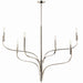 Myhouse Lighting Kichler - 52674PN - Six Light Chandelier - Livadia - Polished Nickel