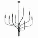 Myhouse Lighting Kichler - 52675BK - Eight Light Chandelier - Livadia - Black