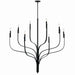 Myhouse Lighting Kichler - 52675BK - Eight Light Chandelier - Livadia - Black