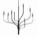 Myhouse Lighting Kichler - 52675BK - Eight Light Chandelier - Livadia - Black