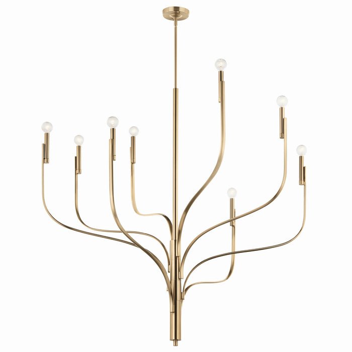 Myhouse Lighting Kichler - 52675CPZ - Eight Light Chandelier - Livadia - Champagne Bronze