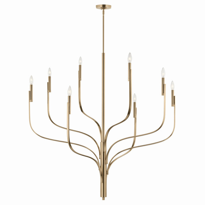 Myhouse Lighting Kichler - 52675CPZ - Eight Light Chandelier - Livadia - Champagne Bronze