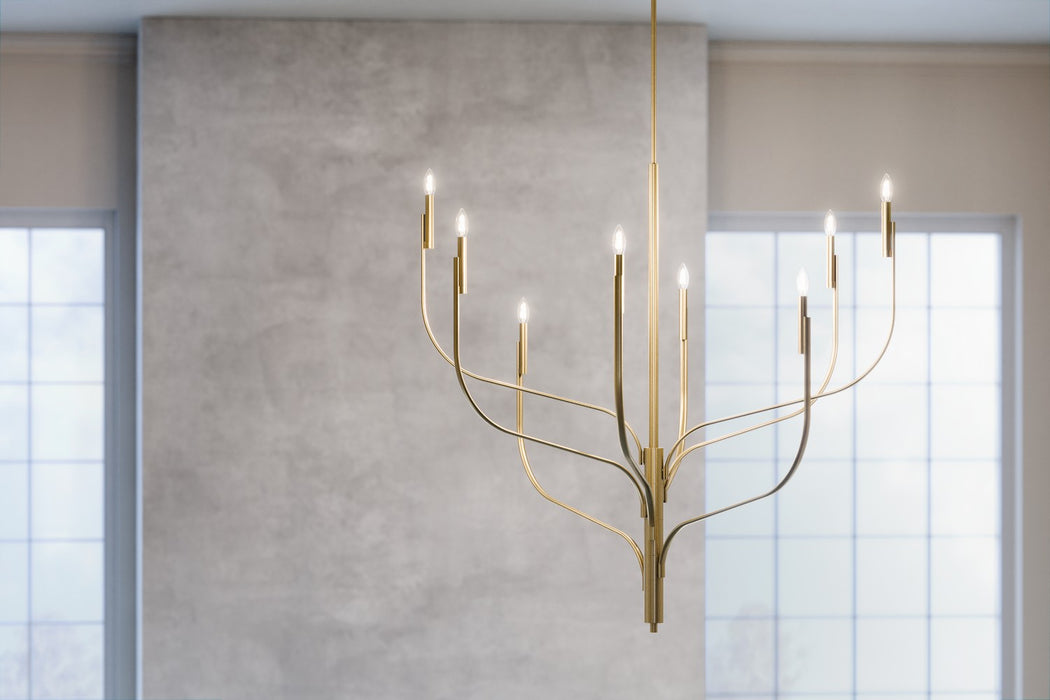 Myhouse Lighting Kichler - 52675CPZ - Eight Light Chandelier - Livadia - Champagne Bronze