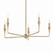 Myhouse Lighting Kichler - 52689CPZ - Five Light Chandelier - Alvaro - Champagne Bronze