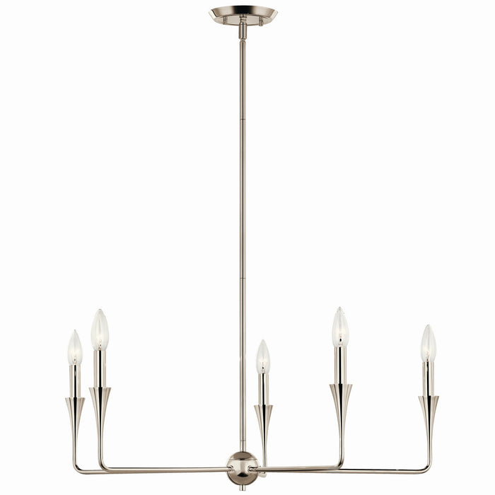 Myhouse Lighting Kichler - 52689PN - Five Light Chandelier - Alvaro - Polished Nickel