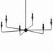 Myhouse Lighting Kichler - 52690BK - Six Light Chandelier - Alvaro - Black