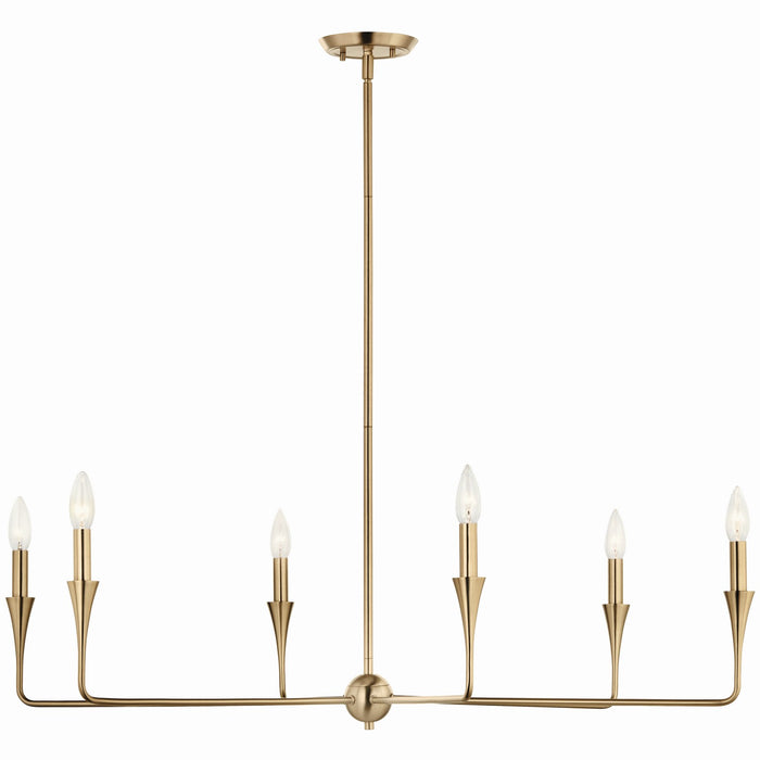 Myhouse Lighting Kichler - 52690CPZ - Six Light Chandelier - Alvaro - Champagne Bronze