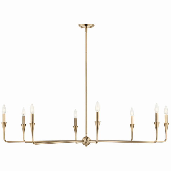 Myhouse Lighting Kichler - 52691CPZ - Eight Light Chandelier - Alvaro - Champagne Bronze