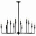 Myhouse Lighting Kichler - 52692BK - 12 Light Chandelier - Alvaro - Black